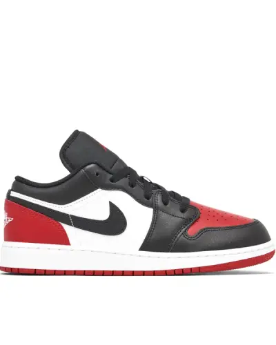 Air Jordan 1 Low Bred Toe 2.0 GS